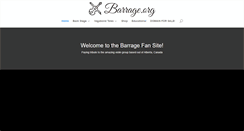 Desktop Screenshot of barrage.org