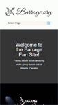 Mobile Screenshot of barrage.org